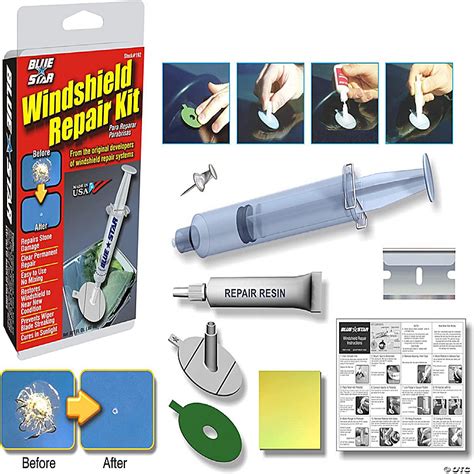 blue star windshield repair kit